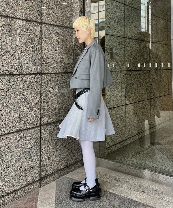 あさひさんの「BEAMS WOMEN｜スタッズ ベルト」を使ったコーディネート