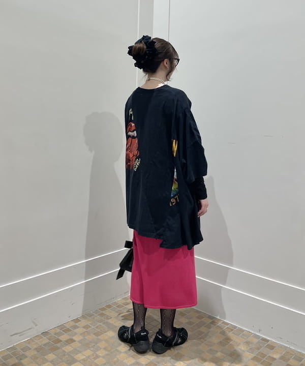 reiさんの「BEAMS WOMEN｜ジャカード レース クルーネック Tシャツ」を使ったコーディネート