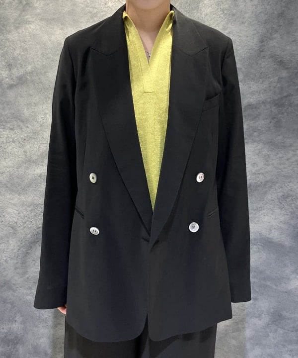 菜月さんの「BEAMS WOMEN｜AK+1 / シアー 4ボタン ダブル ジャケット」を使ったコーディネート