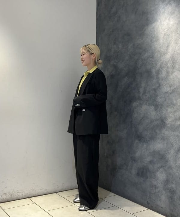 菜月さんの「BEAMS WOMEN｜AK+1 / シアー 4ボタン ダブル ジャケット」を使ったコーディネート