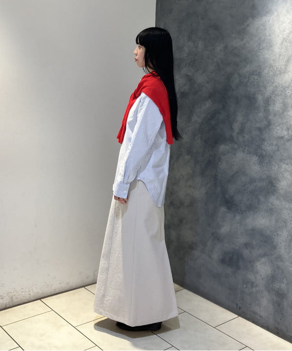 OSUMIさんの「BEAMS WOMEN｜AK+1 / コットン オックス シャツ」を使ったコーディネート