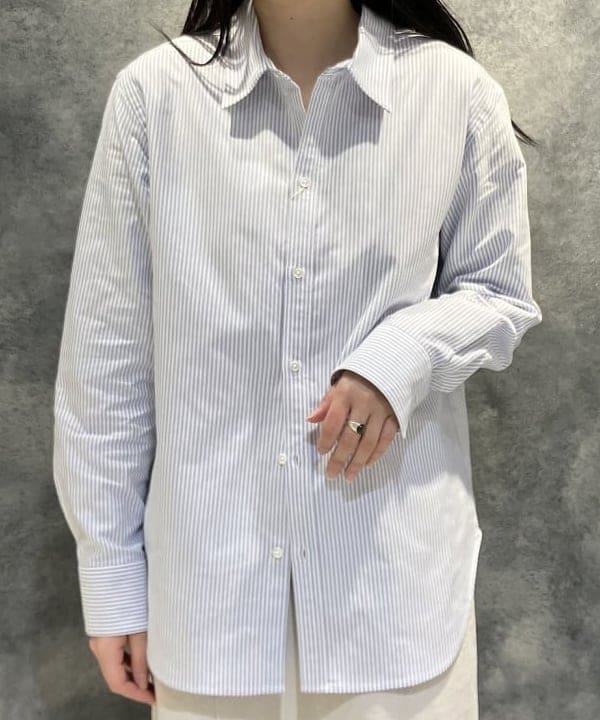 OSUMIさんの「BEAMS WOMEN｜AK+1 / コットン オックス シャツ」を使ったコーディネート