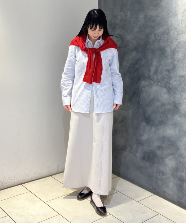 OSUMIさんの「BEAMS WOMEN｜AK+1 / コットン オックス シャツ」を使ったコーディネート