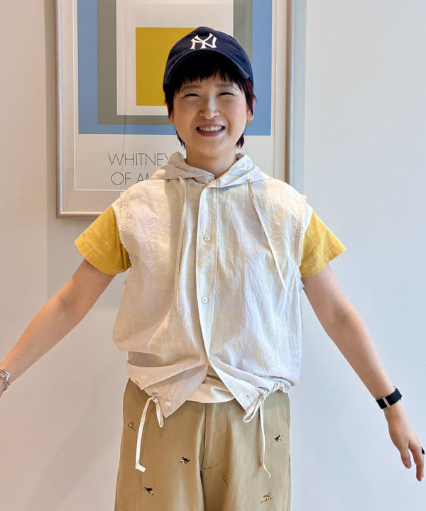 木村 梨香さんの「BEAMS WOMEN｜ボーイ ドッグ エンブロイダリー チノ」を使ったコーディネート