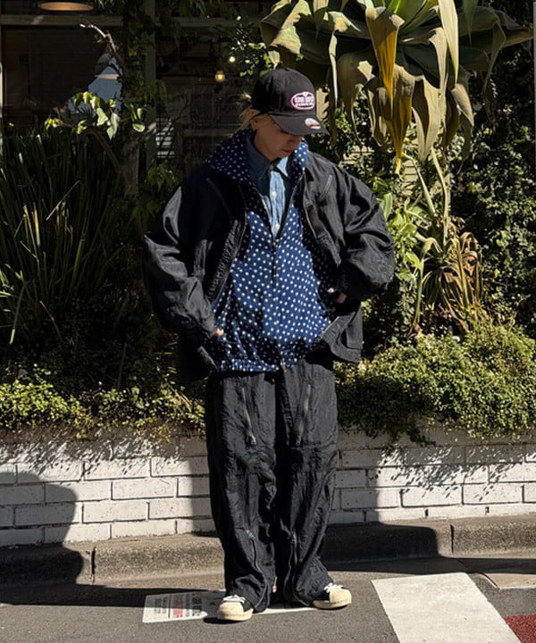 Heg.さんの「BEAMS WOMEN｜ナイロン オックス ミリタリー ブルゾン」を使ったコーディネート