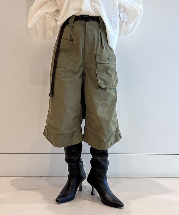 ando naoさんの「BEAMS WOMEN｜ミリタリー ショーツ」を使ったコーディネート