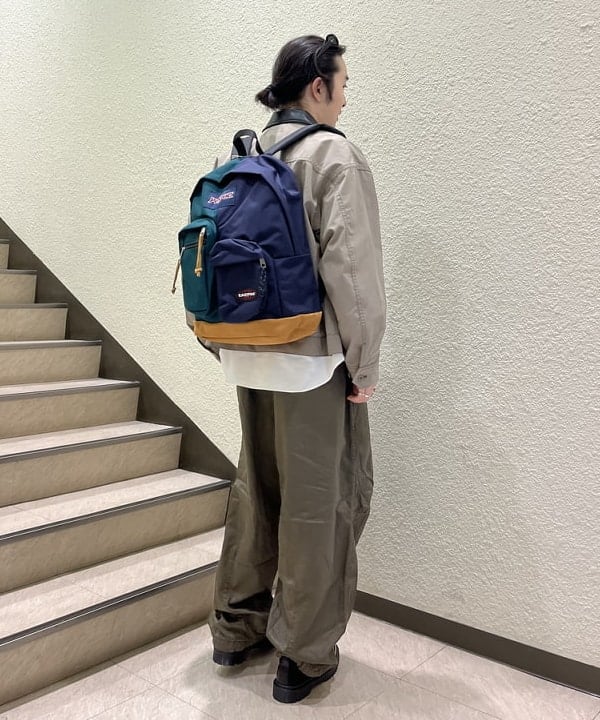 久保田 耀さんの「シンセティックレザーカラー ジャケット」を使ったコーディネート