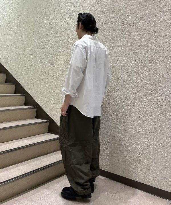 久保田 耀さんの「シンセティックレザーカラー ジャケット」を使ったコーディネート