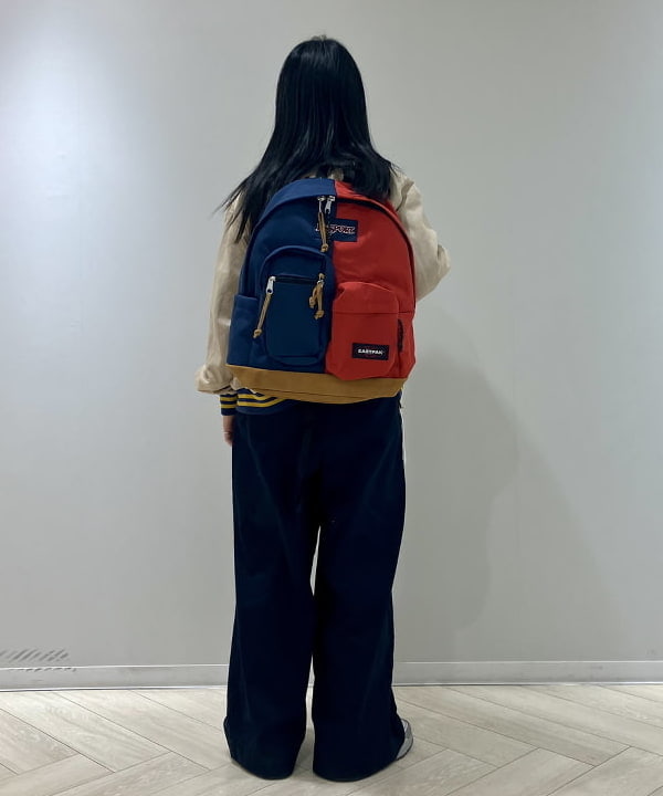 にしだてさんの「BEAMS WOMEN｜【別注】JANSPORT &times; EASTPAK / Hybrid Pack」を使ったコーディネート