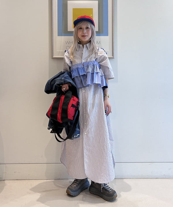 ando naoさんの「BEAMS WOMEN｜【別注】Lee &times; maturely / ヴィンテージ ロコ ジャケット」を使ったコーディネート