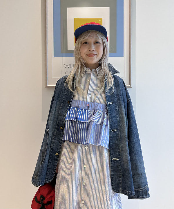 ando naoさんの「BEAMS WOMEN｜【別注】Lee &times; maturely / ヴィンテージ ロコ ジャケット」を使ったコーディネート