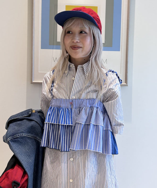 ando naoさんの「BEAMS WOMEN｜【別注】Lee &times; maturely / ヴィンテージ ロコ ジャケット」を使ったコーディネート