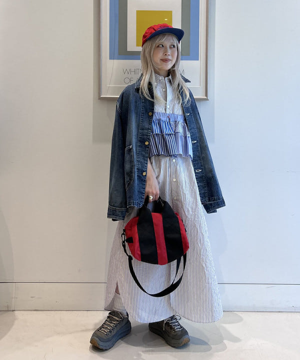 ando naoさんの「BEAMS WOMEN｜【別注】Lee &times; maturely / ヴィンテージ ロコ ジャケット」を使ったコーディネート