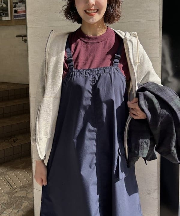 み　う　ちさんの「BEAMS WOMEN｜ボーイ ベーシック Tシャツ」を使ったコーディネート