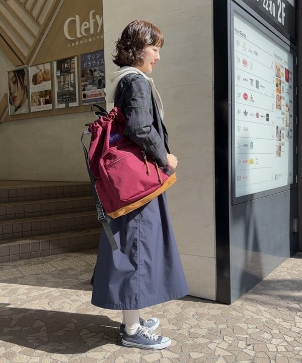 み　う　ちさんの「BEAMS WOMEN｜ボーイ ベーシック Tシャツ」を使ったコーディネート