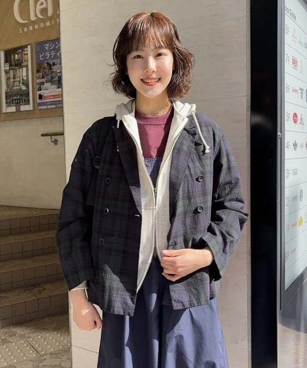 み　う　ちさんの「BEAMS WOMEN｜ボーイ ベーシック Tシャツ」を使ったコーディネート