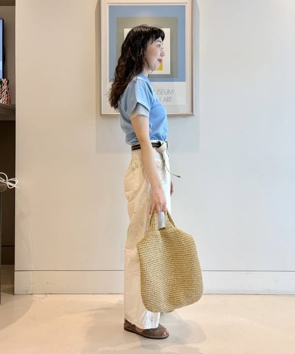 おのすさんの「BEAMS WOMEN｜【別注】Champion / プリント Tシャツ」を使ったコーディネート