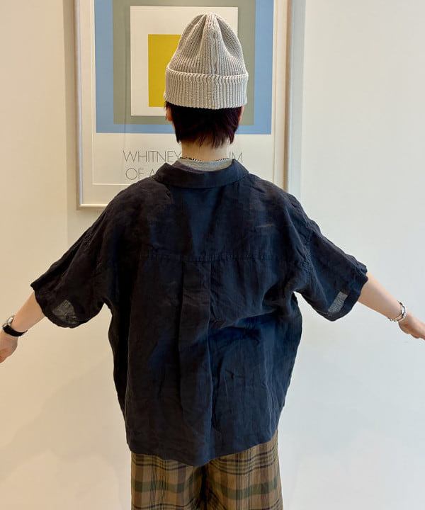 木村 梨香さんの「BEAMS WOMEN｜リネン ソリッド ショートスリーブ」を使ったコーディネート