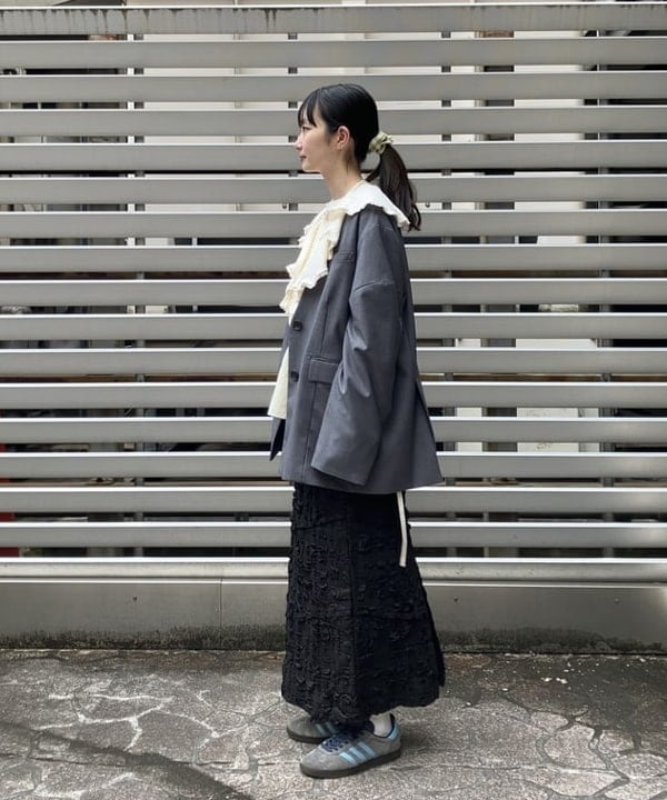 むりょさんの「BEAMS WOMEN｜ストレッチ ジャカード タイト スカート」を使ったコーディネート