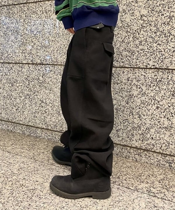 はるひむさんの「BEAMS WOMEN｜12ゲージ ジャカード マルチボーダーニット【ワイドフィット】」を使ったコーディネート