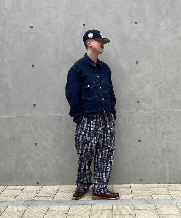 the A / Indigo Trucker Jacket ONE WASH