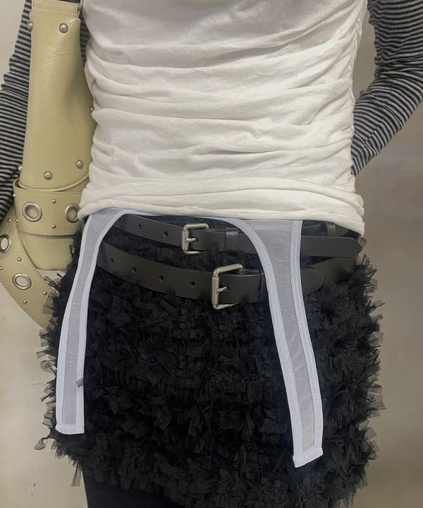 rinnaさんの「BEAMS WOMEN｜スタッズ ベルト バッグ」を使ったコーディネート