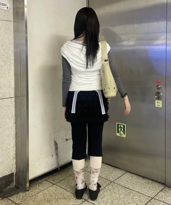 rinnaさんの「BEAMS WOMEN｜スタッズ ベルト バッグ」を使ったコーディネート