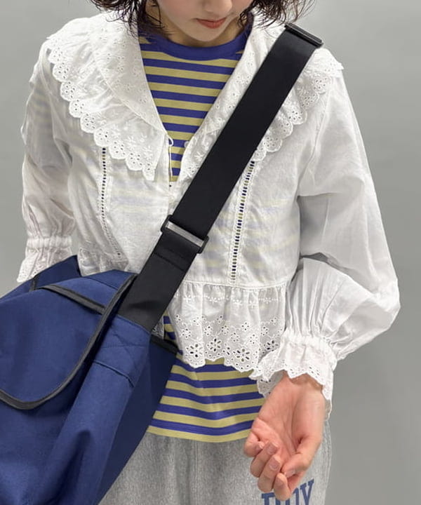 み　う　ちさんの「BEAMS WOMEN｜メッセンジャー バッグ」を使ったコーディネート