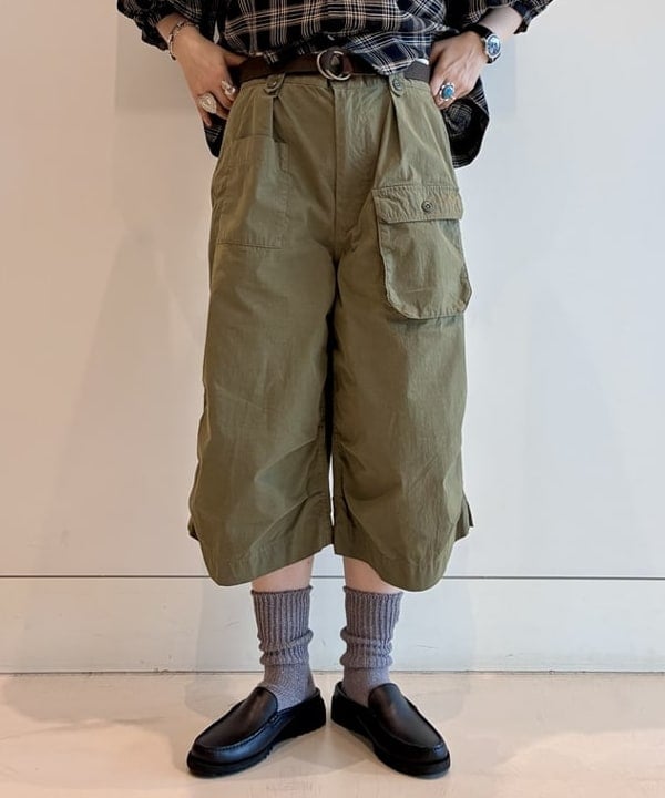 木村 梨香さんの「BEAMS WOMEN｜リネン チェック スモック シャツ」を使ったコーディネート