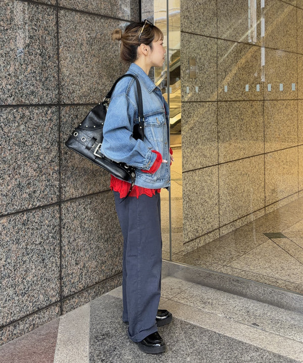 まゆちゃんさんの「BEAMS WOMEN｜メッシュ ストライプ カーディガン」を使ったコーディネート