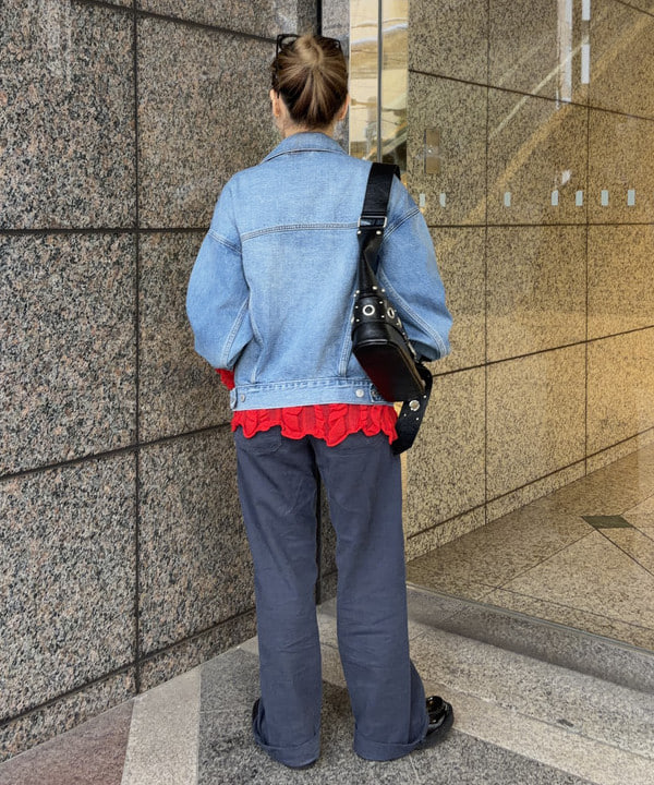 まゆちゃんさんの「BEAMS WOMEN｜メッシュ ストライプ カーディガン」を使ったコーディネート