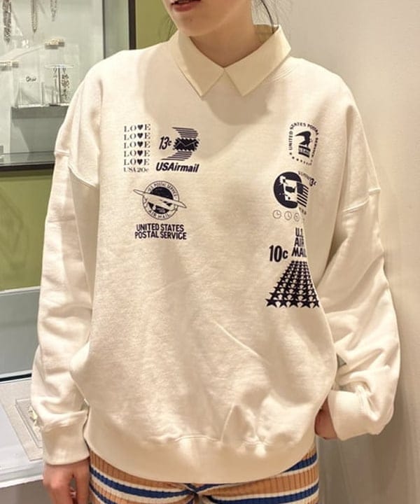 神坂 莉子さんの「BEAMS WOMEN｜コットン シルク スカーフ」を使ったコーディネート