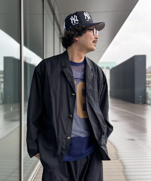 BAKU(東江 漠)さんの「BEAMS WOMEN｜ワイドフィット テック ブレザー（撥水）」を使ったコーディネート