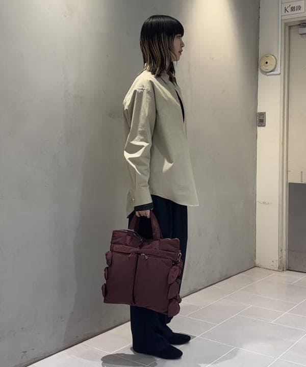 中平 あみさんの「BEAMS WOMEN｜【別注】Casselini / リボン ヘルメット バッグ」を使ったコーディネート