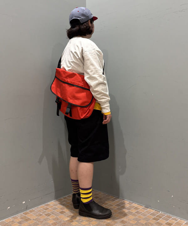 イガラシさんの「BEAMS WOMEN｜【別注】Champion / ボーイ リバースウィーブ(R) クルー」を使ったコーディネート