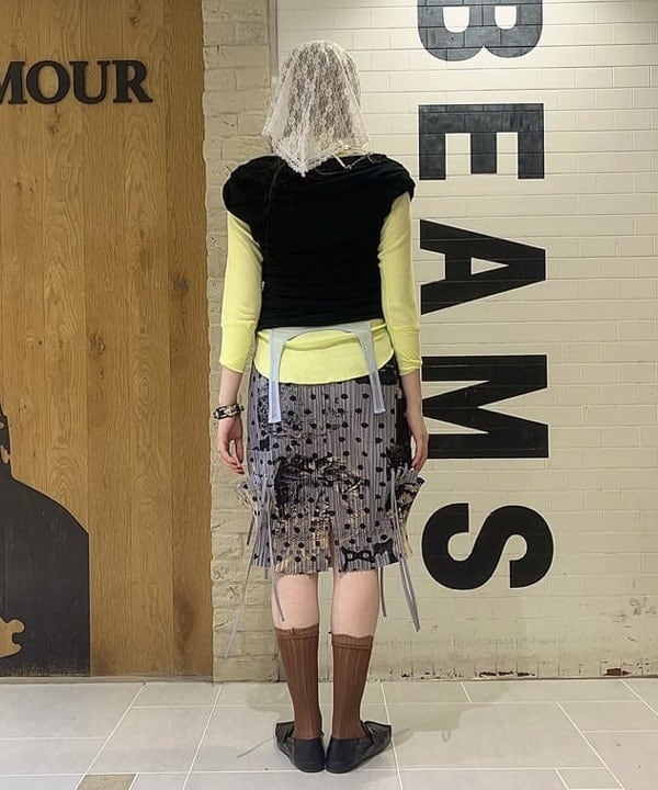 江口 息吹さんの「BEAMS WOMEN｜BEAMS BOY / 樹脂 パール ロング ネックレス」を使ったコーディネート