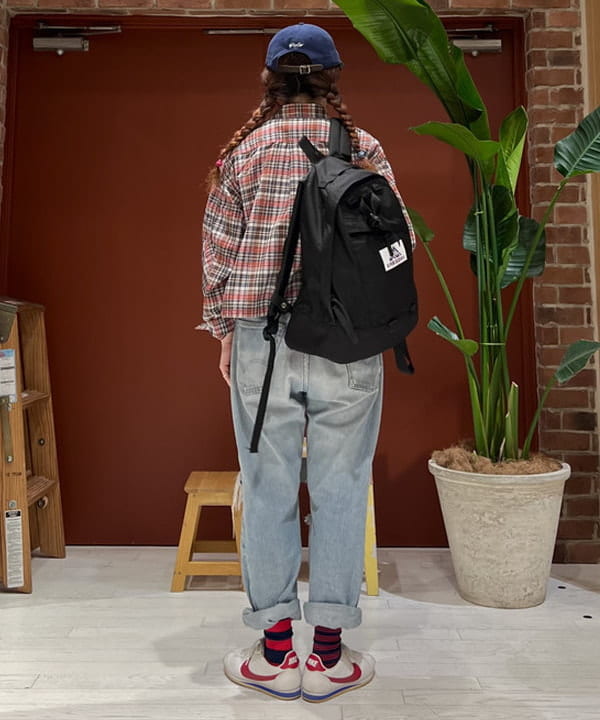 エノモト アミさんの「BEAMS WOMEN｜マドラス チェック ブルゾン」を使ったコーディネート