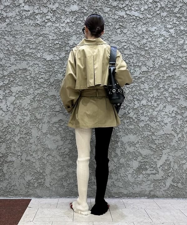 ササキさんの「BEAMS WOMEN｜リブ シャーリング カーディガン」を使ったコーディネート