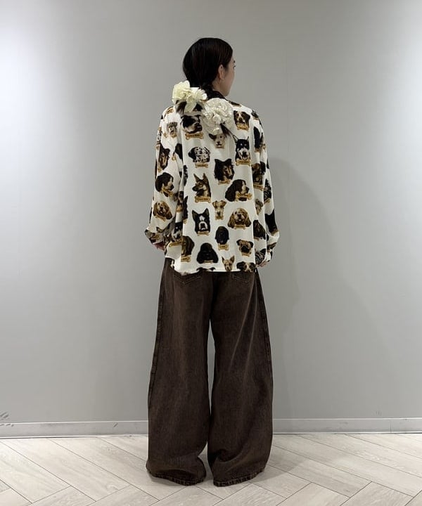 ササキさんの「BEAMS WOMEN｜【別注】PENNEY'S / 総柄 シャツ」を使ったコーディネート