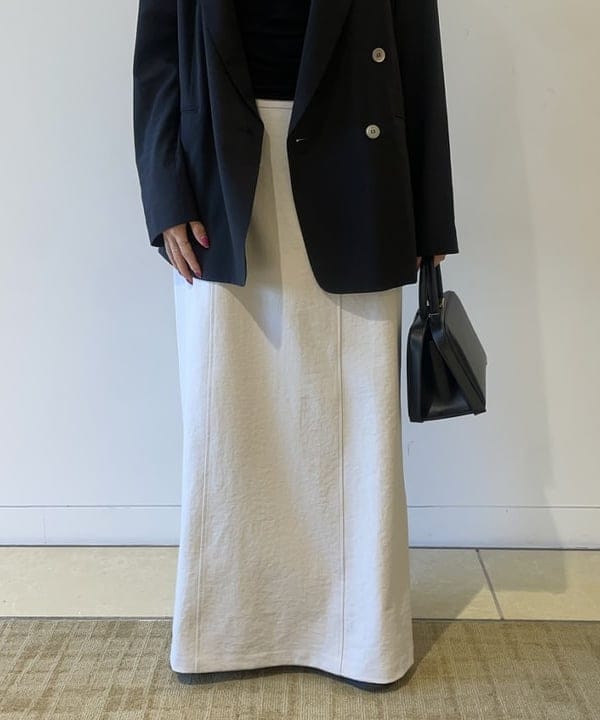 SAKAIさんの「BEAMS WOMEN｜AK+1 / シアー 4ボタン ダブル ジャケット」を使ったコーディネート