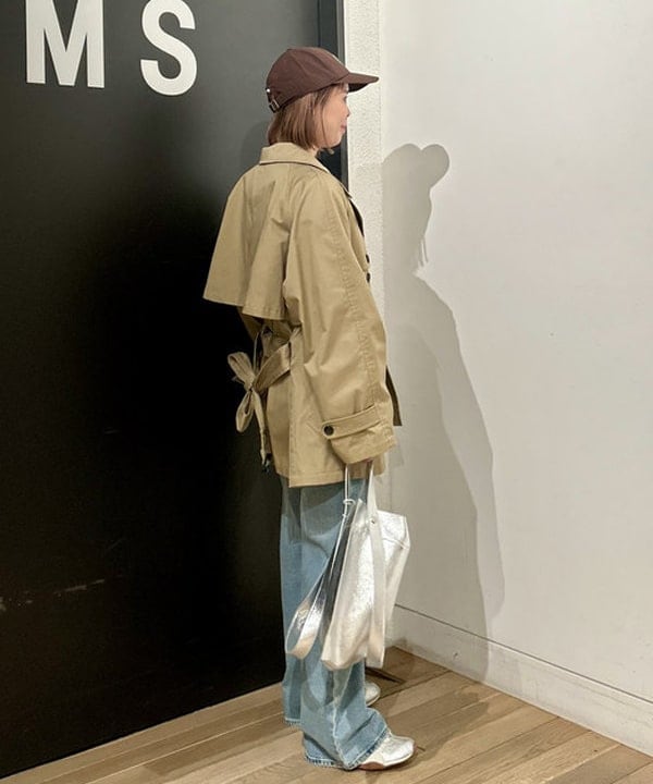 早川 萌子さんの「BEAMS WOMEN｜DANTON / 6パネル ロゴ キャップ」を使ったコーディネート