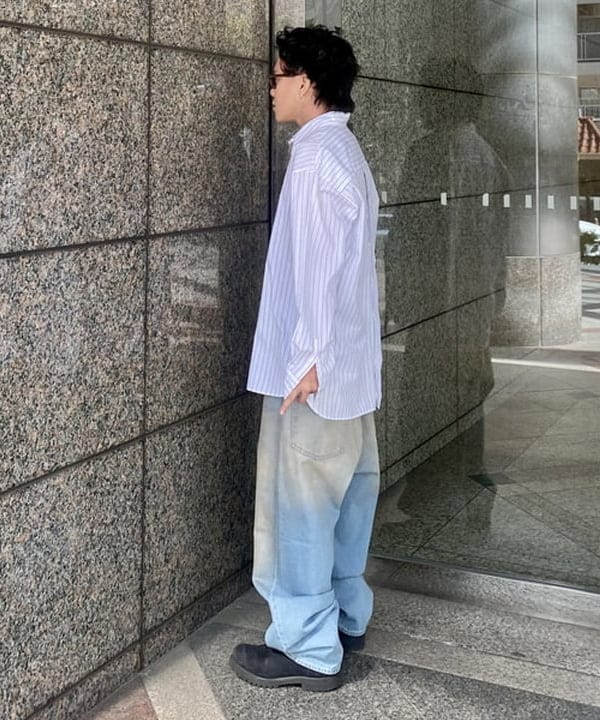 はるひむさんの「BEAMS WOMEN｜バックボタンシャツ」を使ったコーディネート