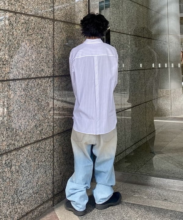 はるひむさんの「BEAMS WOMEN｜バックボタンシャツ」を使ったコーディネート