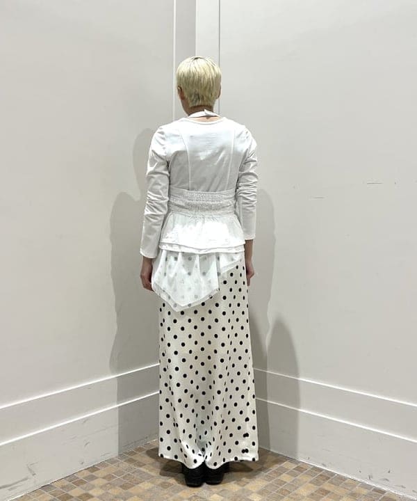 あさひさんの「BEAMS WOMEN｜チュール キリカエ アシンメトリー ヘム Tシャツ」を使ったコーディネート