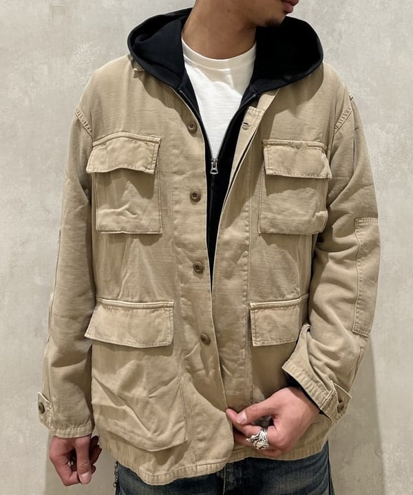 ムファサさんの「BEAMS WOMEN｜【別注】REMI RELIEF / Military Shirt Jacket Cotton」を使ったコーディネート