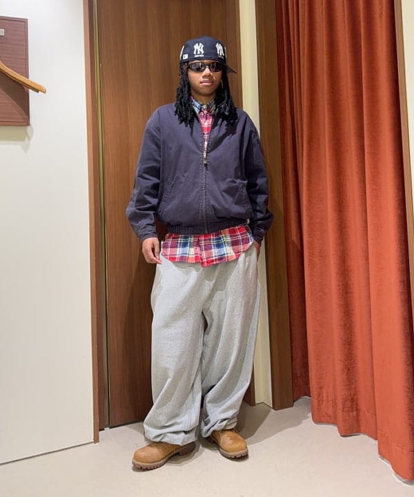 NADEL ナデールさんの「BEAMS WOMEN｜【別注】Champion / リバースウィーブ（R）ワイドパンツ」を使ったコーディネート