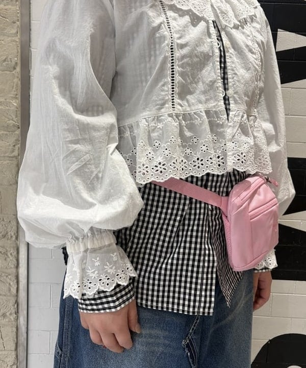 大石彩可さんの「BEAMS WOMEN｜【別注】BIGMAC / リペア スカート」を使ったコーディネート