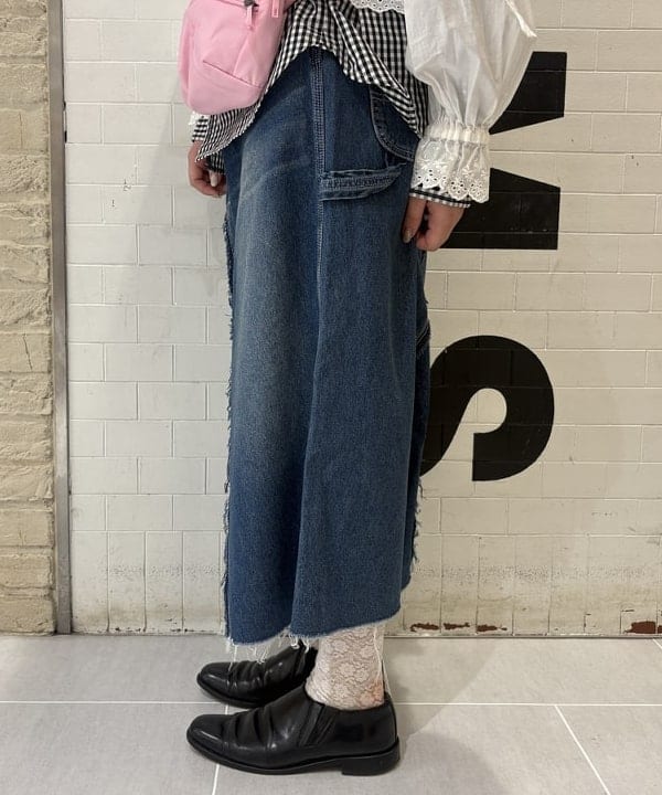 大石彩可さんの「BEAMS WOMEN｜【別注】BIGMAC / リペア スカート」を使ったコーディネート