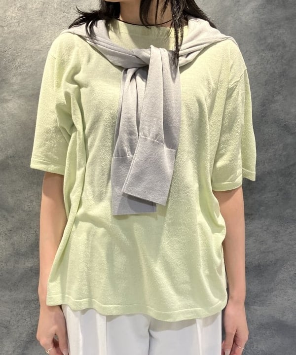 nodokaさんの「BEAMS WOMEN｜【別注】BATONER / クルーネック ニット」を使ったコーディネート