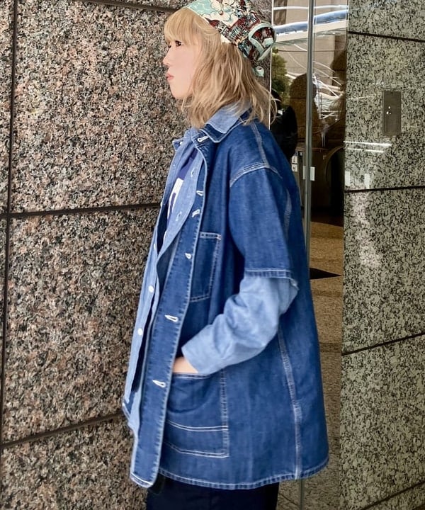 小原 もこさんの「BEAMS WOMEN｜ダブルニー タイト スカート」を使ったコーディネート